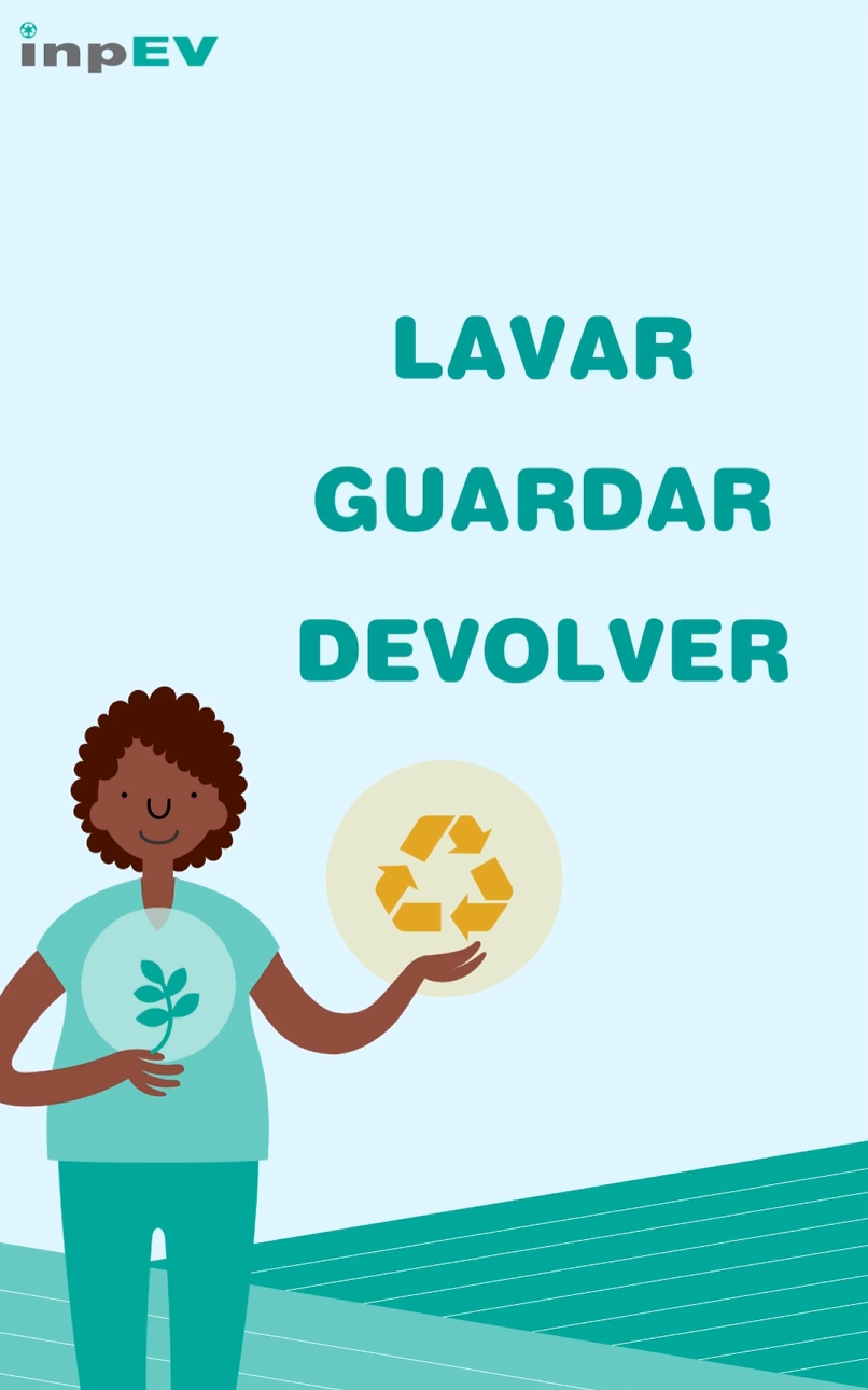 Como guardar as embalagens antes de devolvê-las ao sistema campo limpo?